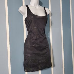 Vintage Victoria's Secret Black Mini Sheer Lingerie Dress